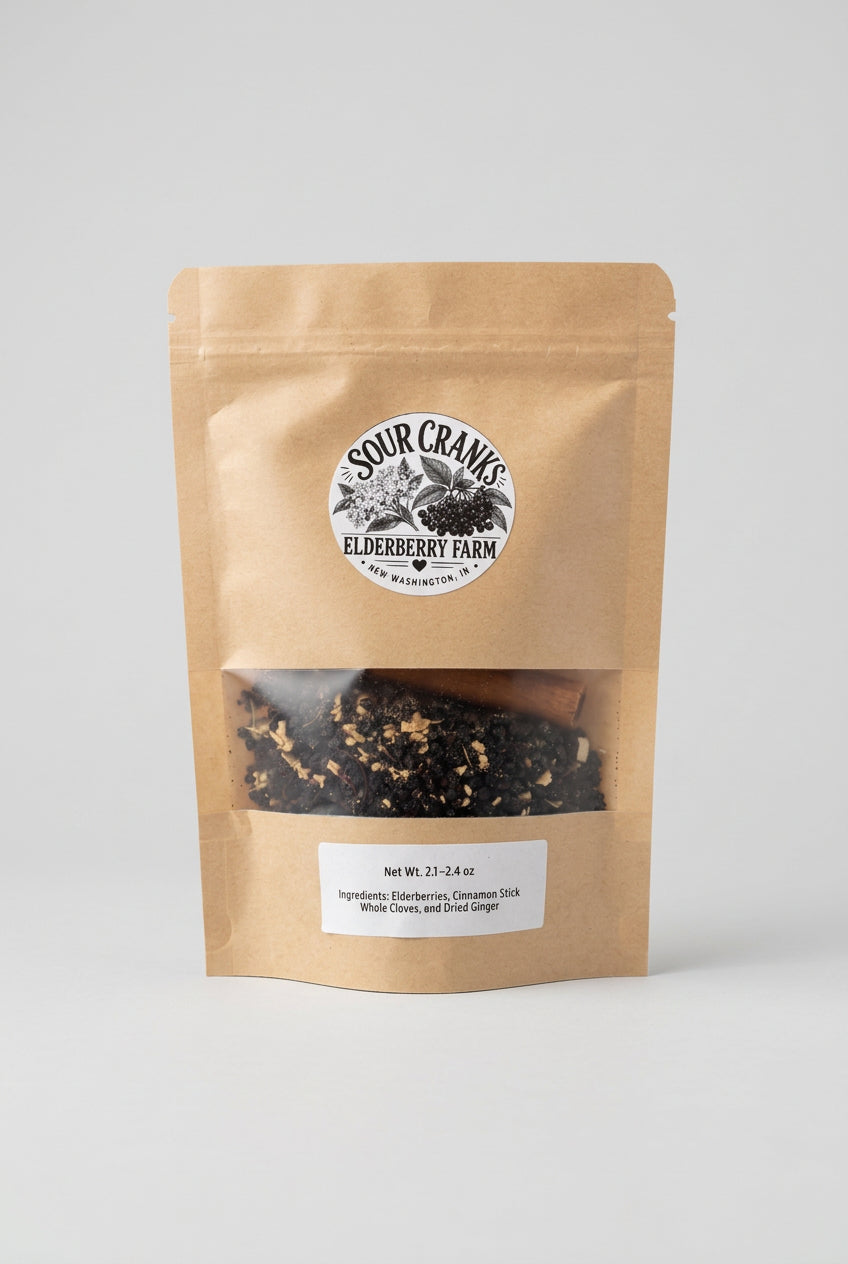 Elderberry Syrup Kit -- Yields One Pint