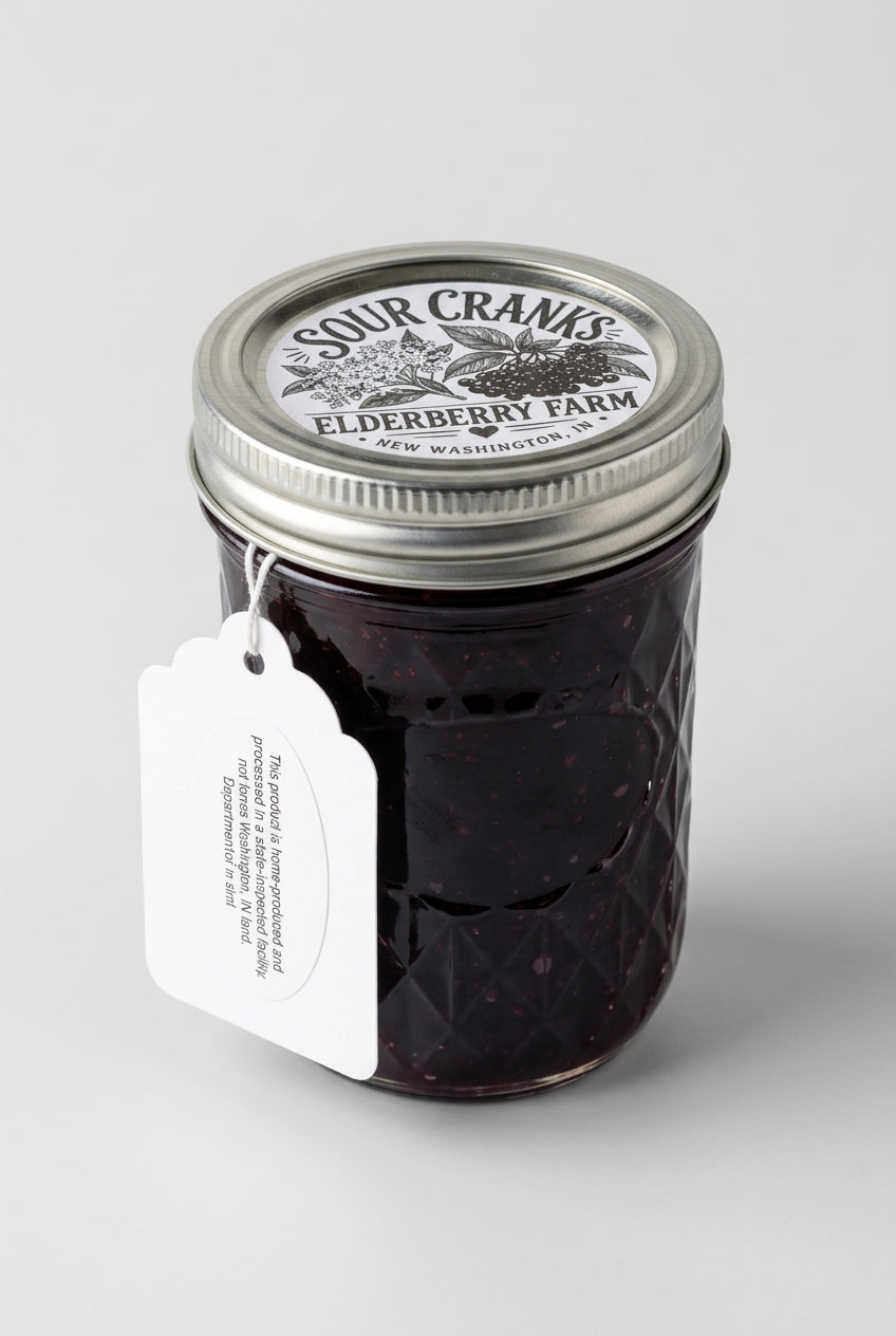 Elderberry Jelly 1/2 PInt